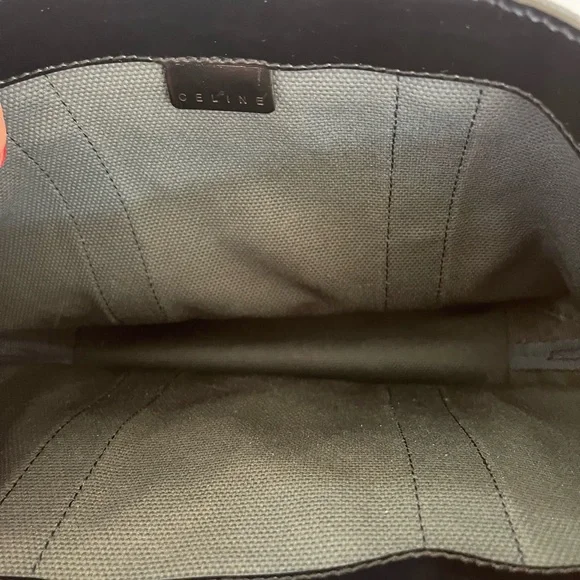 Celine Navy Blue Patent Leather Small Tote - Picture 10 of 11